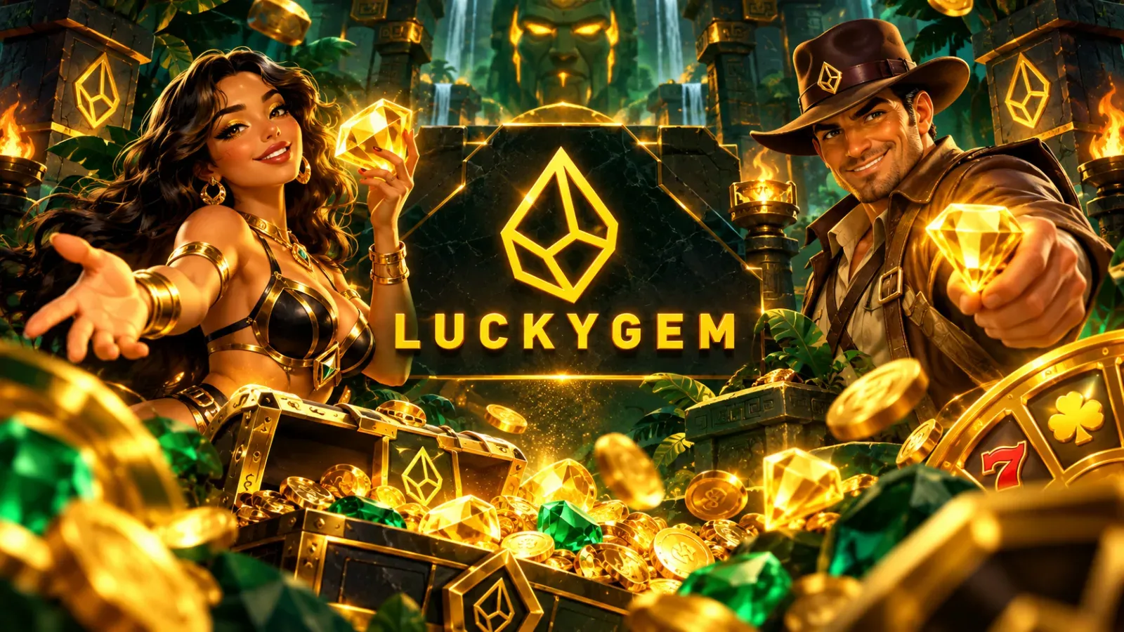 Casinoacties en bonusvoorwaarden bij LuckyGem voor Nederlandse spelers