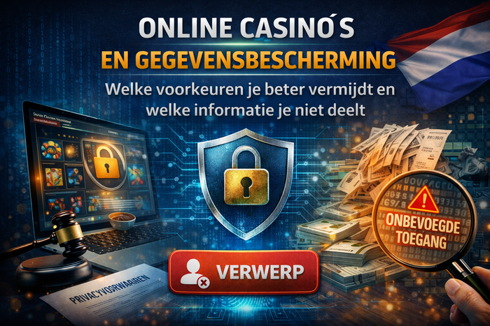 Online casino’s en gegevensbescherming: welke voorkeuren je beter vermijdt en welke informatie je niet deelt