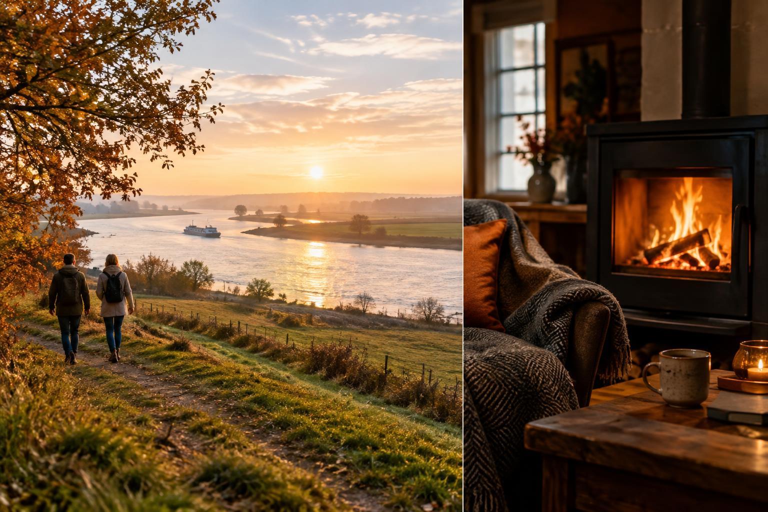 Herfst in Gorssel: wandelen langs de IJssel, kunst kijken en 's avonds de kachel aan