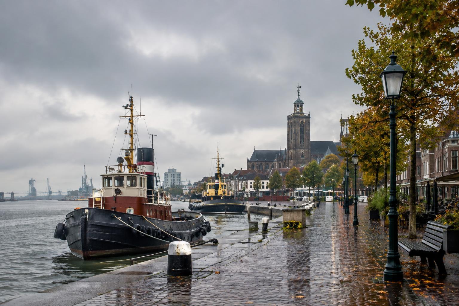 Maassluis op een natte herfstdag: sleepboten, orgelklanken en een spelshow thuis